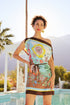 Amanda "Zodiac III/Opium Floral III" Silk Scarf Tunic